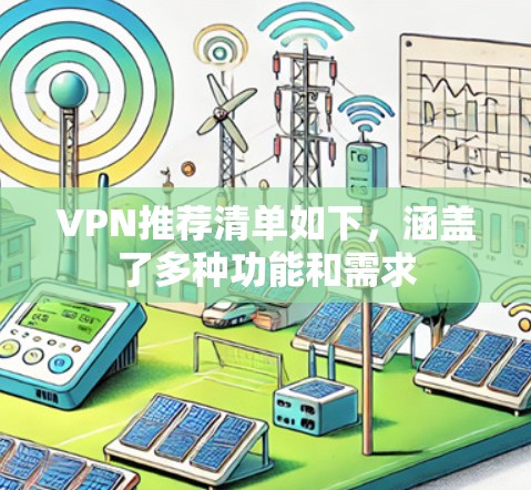 VPN推荐清单如下,涵盖了多种功能和需求