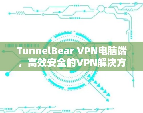 TunnelBear VPN电脑端,高效安全的VPN解决方案 TunnelBear VPN电脑端,高效安全的VPN解决方案