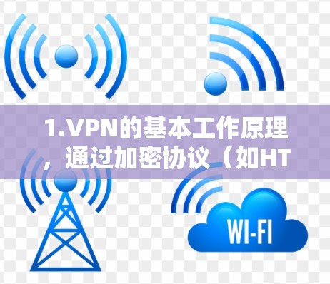 1.VPN的基本工作原理,通过加密协议(如HTTPS)将数据加密传输到目标网络,主要依靠密码和网络连接