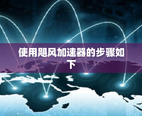 使用飓风加速器的步骤如下