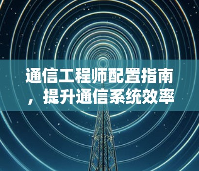 通信工程师配置指南，提升通信系统效率的实用技巧
