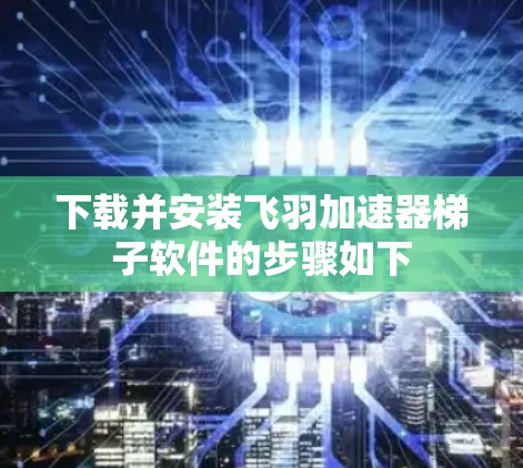 下载并安装飞羽加速器梯子软件的步骤如下 下载并安装飞羽加速器梯子软件的步骤如下