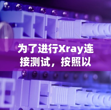 为了进行Xray连接测试,按照以下步骤进行 为了进行Xray连接测试,按照以下步骤进行