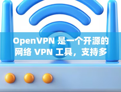 OpenVPN 是一个开源的网络 VPN 工具,支持多种协议,提供远程访问、数据传输、会议、视频会议、直播等多种功能。以下是一些 OpenVPN 工具及其功能