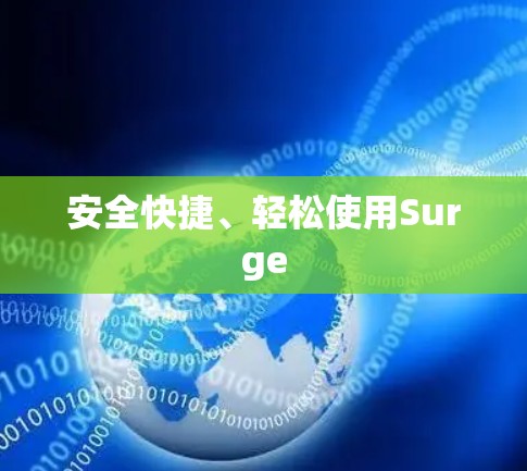 安全快捷、轻松使用Surge 安全快捷、轻松使用Surge