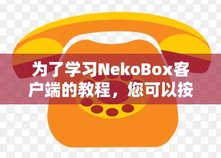 为了学习NekoBox客户端的教程,您可以按照以下步骤进行