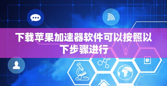 下载苹果加速器软件可以按照以下步骤进行