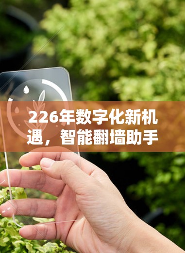 226年数字化新机遇，智能翻墙助手助力远程办公