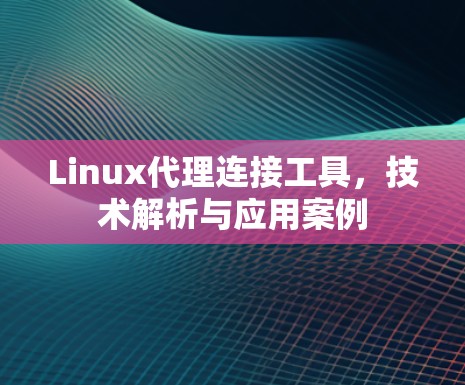Linux代理连接工具,技术解析与应用案例 Linux代理连接工具,技术解析与应用案例